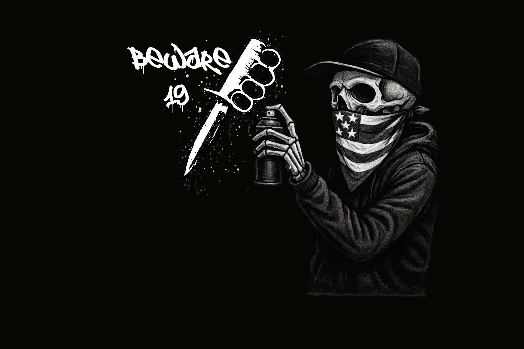 Patches only graffiti shirt